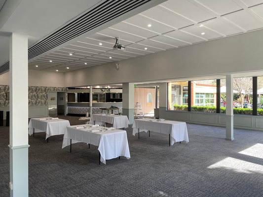 Working on the Adelaide Zoo Fig Tree Function Centre.
