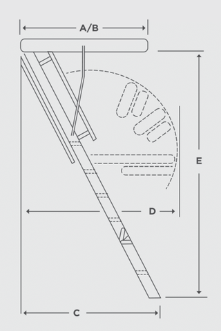 Attic Upgrade Ladder Aluminium 220