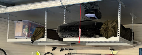 Double Overhead Storage Rack